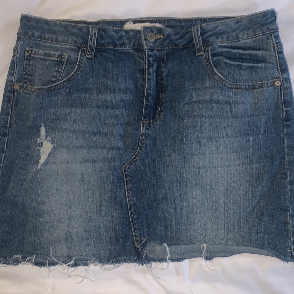 Altar’d State Denim Mini Skirt